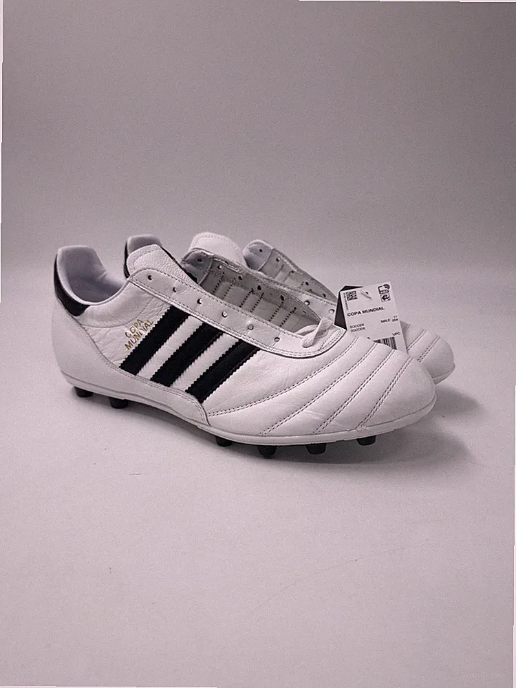 Adidas Copa Mundial Leather Soccer Cleats White Black ID4050 Men’s Sizes 8-13