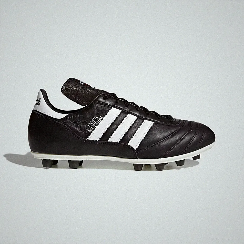 adidas Copa Mundial Men's Leather Soccer Cleats Black/White (015110) Size 15