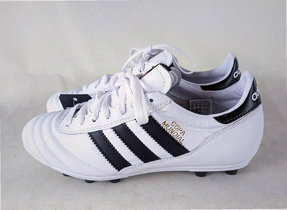 Adidas Copa Mundial Men's Soccer Cleats White Black Gold ID4050 NEW Size 9