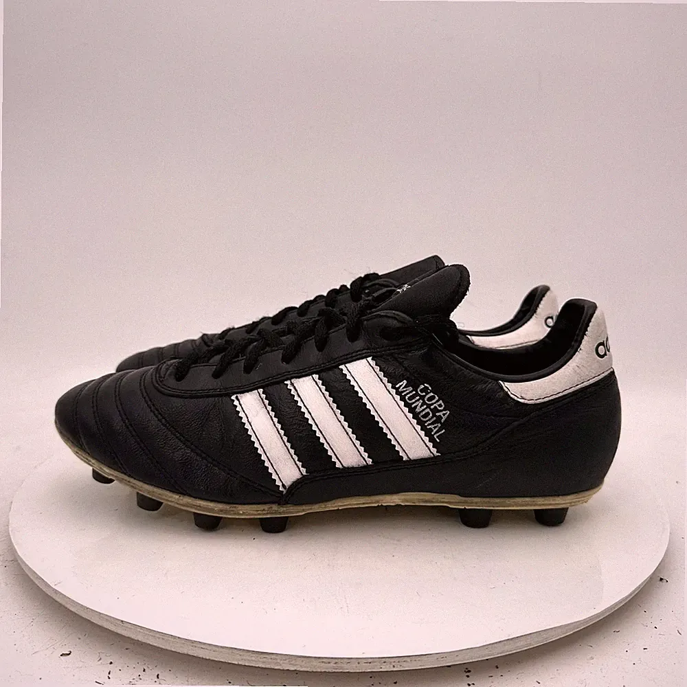 Adidas Copa Mundial Men Size 7 015110 Black White Leather Soccer Cleats Shoes