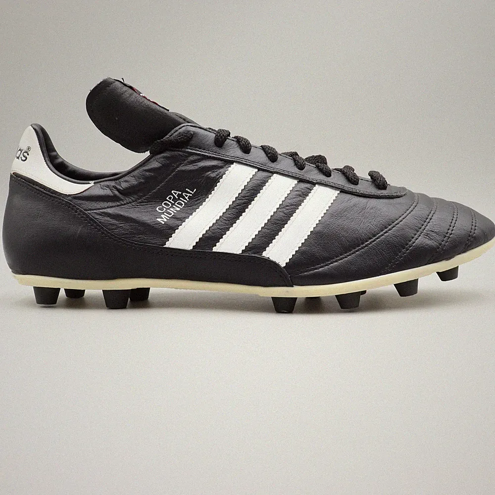 Adidas Copa Mundial Mens Size 13 US Black White Leather Soccer Cleats Football
