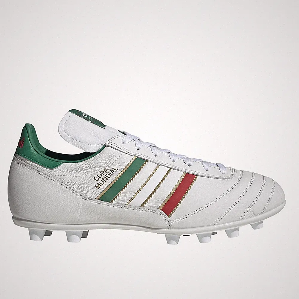 adidas Copa Mundial Mexico Firm Ground Soccer Cleats Mens Green, White Sneakers