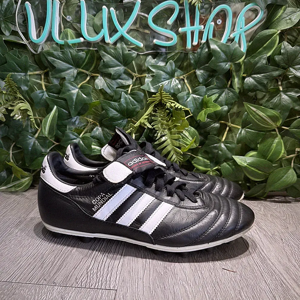 Adidas Copa Mundial Shoes Mens Size 8 Black Leather Soccer Cleats Germany 015110