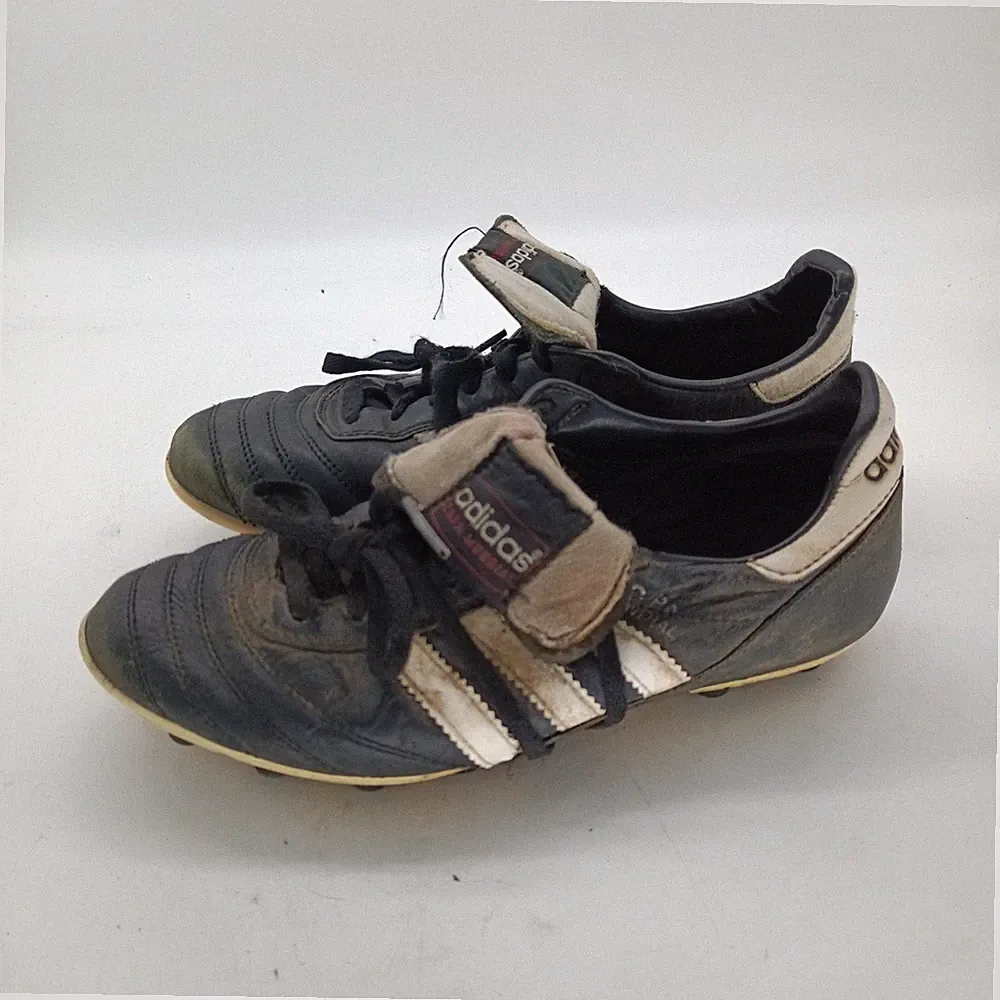 Adidas Copa Mundial Soccer Cleats Black White Leather Made in Germany Men 7 s14