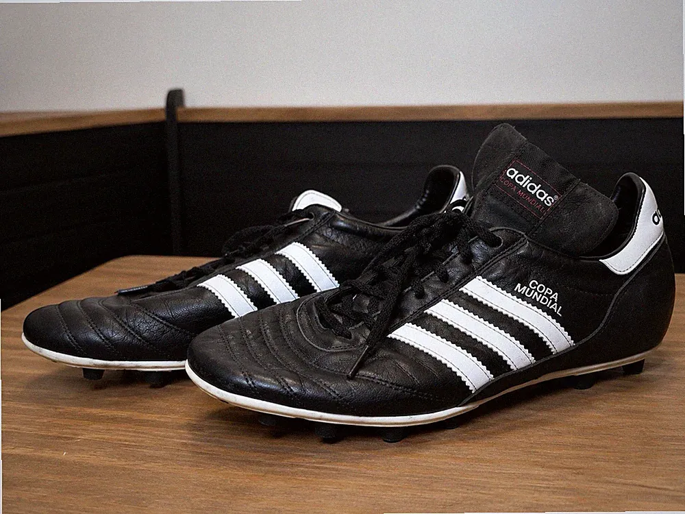 Adidas Copa Mundial Soccer Cleats Made In Germany Black Leather US 11.5 Men’s