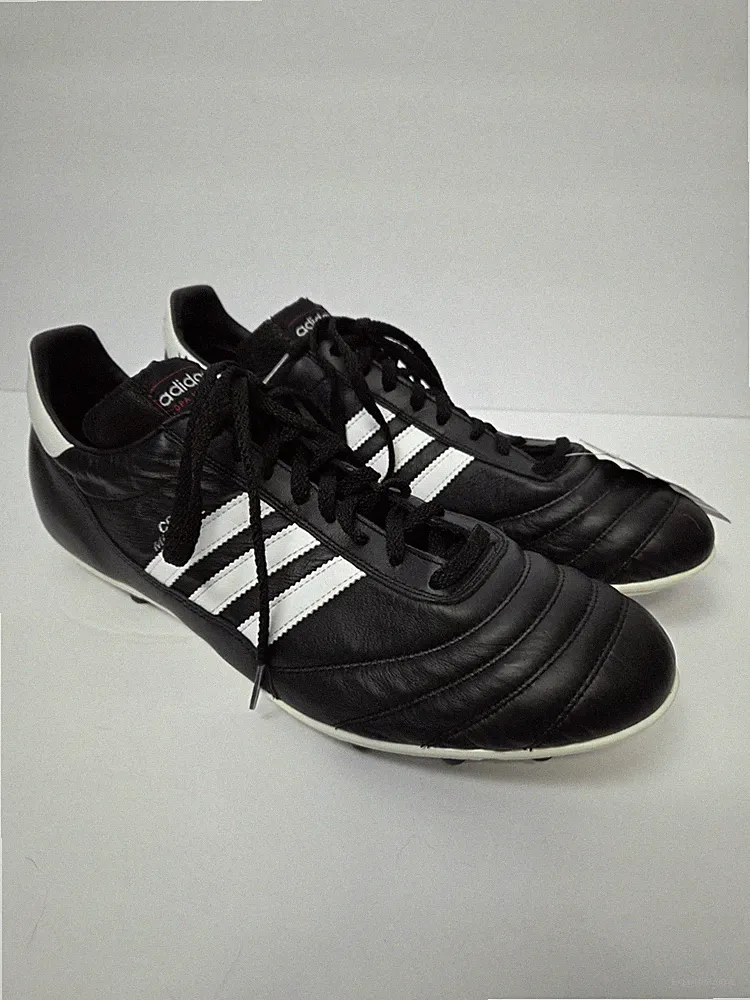 Adidas Copa Mundial Soccer Cleats Shoes Mens 15 Black Leather Made in Germany