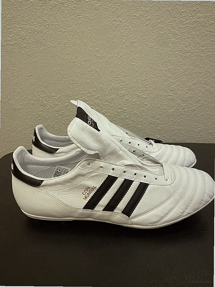 Adidas Copa Mundial Soccer Cleats Size 16 Men White Black ID4050 Made In Germany