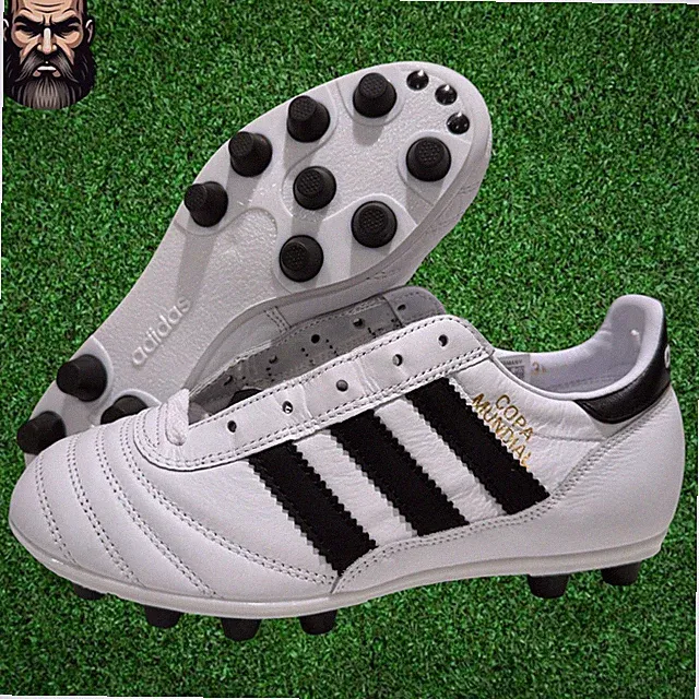 Adidas Copa Mundial Soccer Cleats White/Black ID4050 Men's Size 4