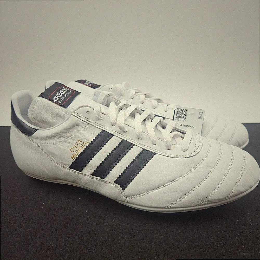 Adidas Copa Mundial Soccer Cleats White Black ID4050 Mens Size 13.5 New