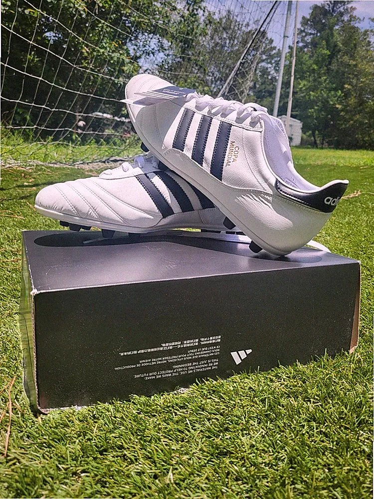 adidas Copa Mundial Soccer Football Cleats White Unisex Mens Womens US 12