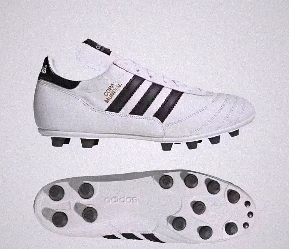 Adidas Copa Mundial White Black Leather Soccer Cleats ID4050 Men’s Sizes 8-11