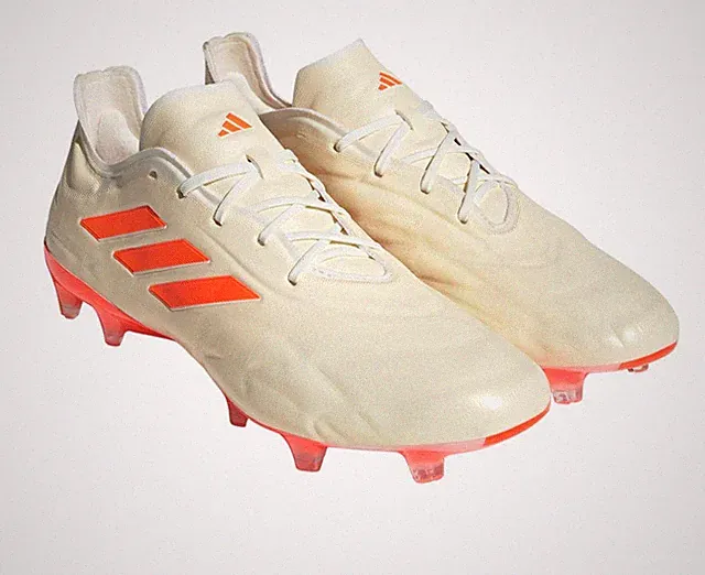 ADIDAS COPA PURE .1 ELITE S FG SOCCER CLEATS PRO WHITE ORANGE HQ8903 MENS SIZE