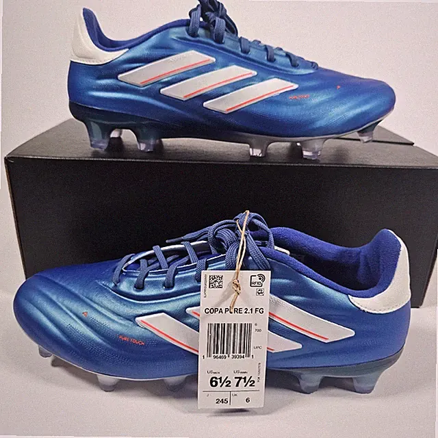Adidas Copa Pure 2 .1 FG Firm Ground Cleats Marinerush Blue IE4894 Men's 6.5