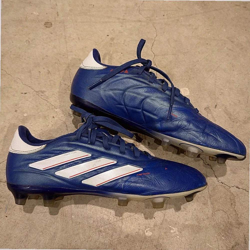 adidas Copa Pure 2.2 Firm Ground Soccer Cleats Teens Size 6.5 Blue Shoes