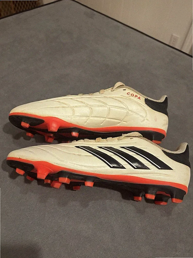 adidas Copa Pure 2 Club FG Ivory/Black IG1099 Soccer Cleats Men’s Size 6