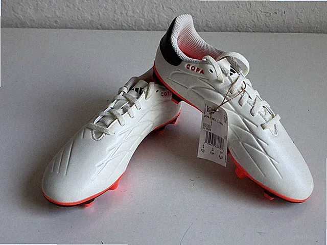 adidas Copa Pure 2 Club FxG Soccer Cleats IG1103 Ivory Beige Kids Sz 5.5 Unisex