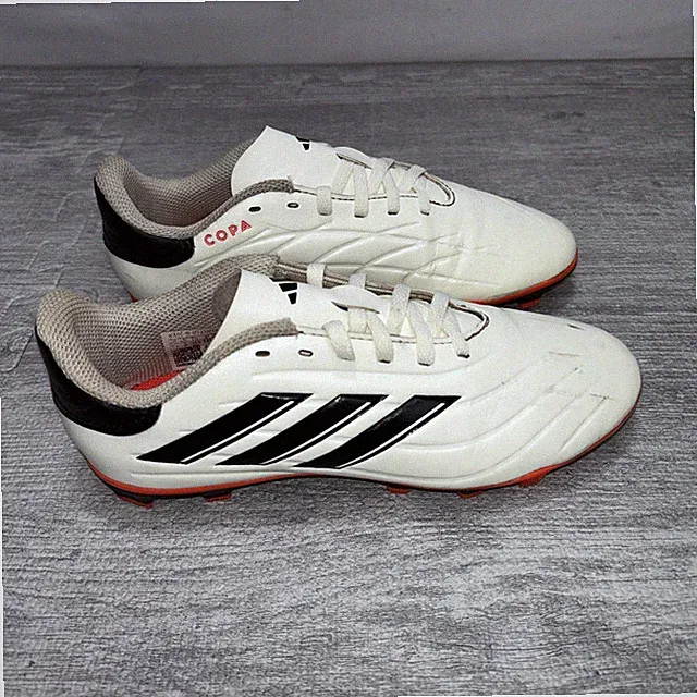 Adidas Copa Pure 2 Club FxG Soccer Cleats Kids Size 3.5 White Black Red IG1103