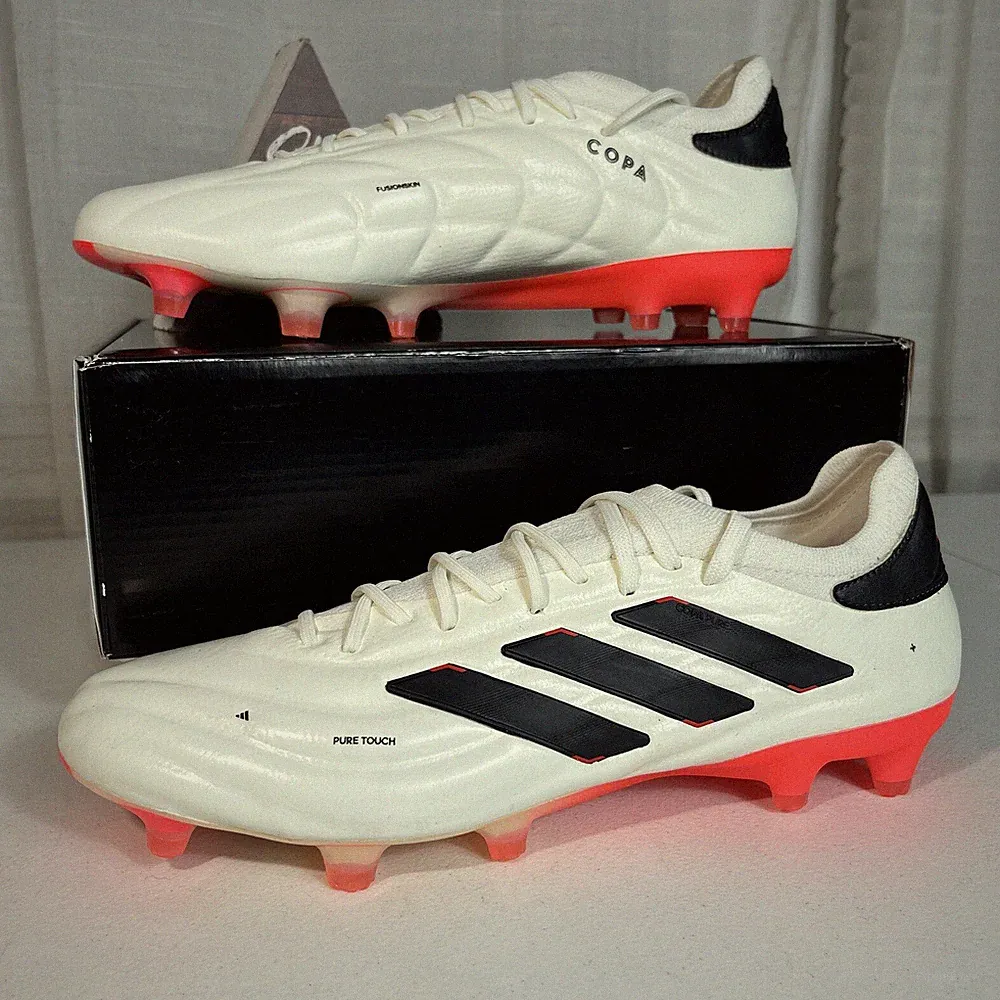 Adidas Copa Pure 2 Elite FG Soccer Cleats Ivory Men Size 9.5 / Women Size 10.5