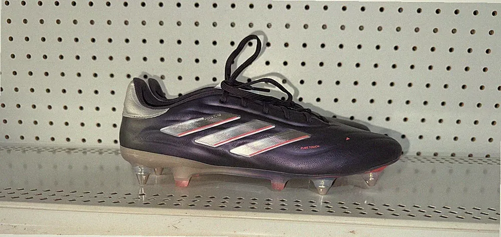 Adidas Copa Pure 2 Elite SG Mens Leather Soccer Cleats Size 9 Purple Gray IG8693