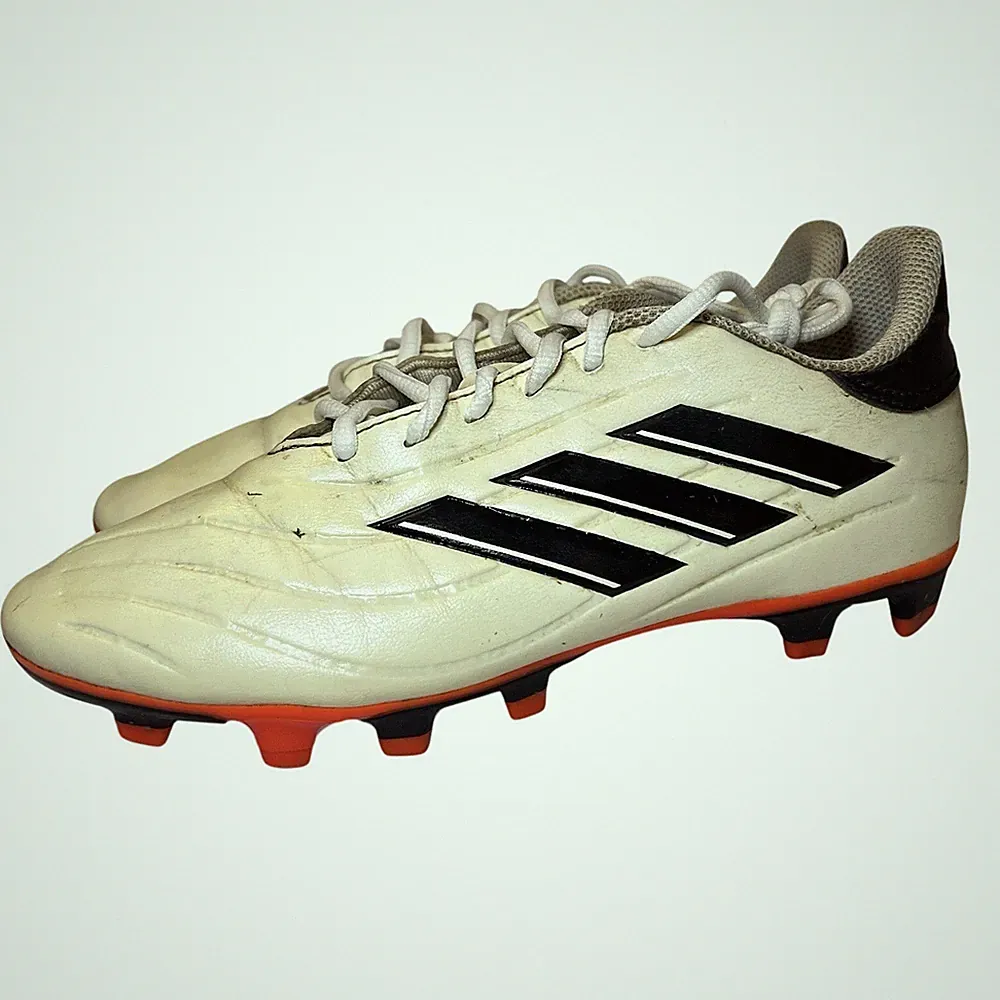 Adidas Copa Pure 2 FG Soccer Cleats Solar Orange Shoes White Mens 6.5 Club Shoes