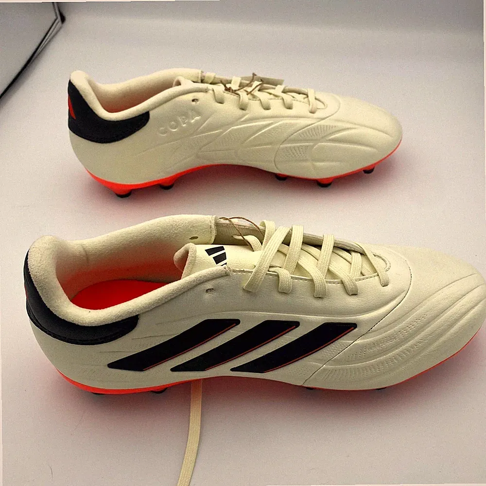 Adidas Copa Pure 2 League FG IF5448 Mens 9 Soccer Shoes Ivory Core Black Cleats