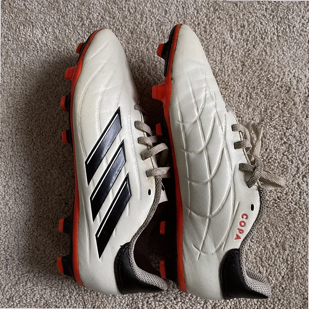 Adidas Copa Pure 2 Pro FG Soccer Cleats Shoes Men’s Size 6 Ivory Black Orange