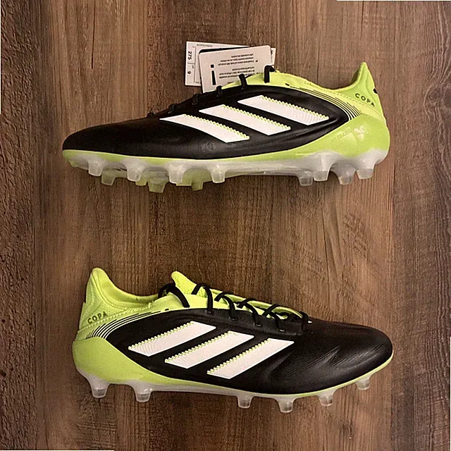Adidas Copa Pure 3 Elite AG Black Volt Men Size 9.5 Soccer Cleats JR2820