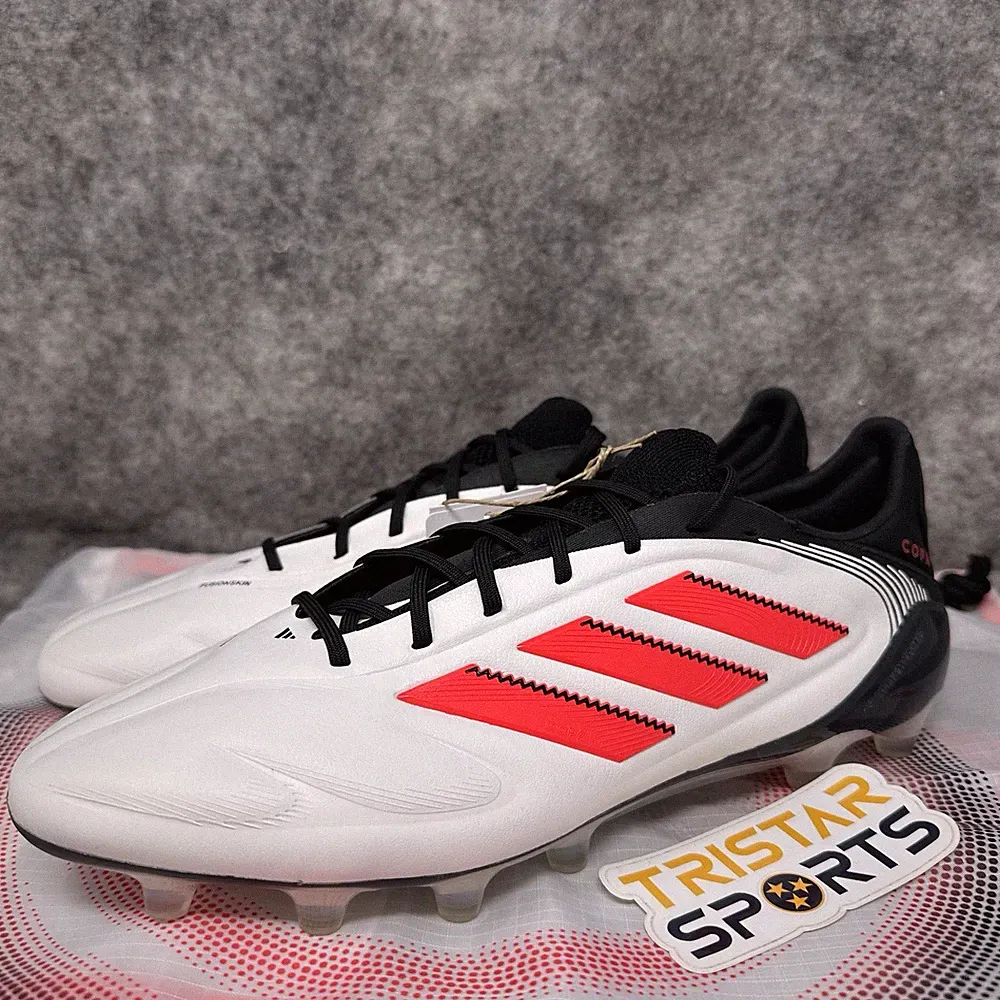 Adidas Copa Pure 3 Elite AG Soccer Cleats Mens Size 7.5 White Red Black ID9054