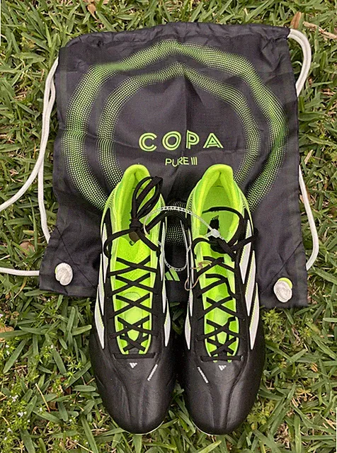 Adidas Copa Pure 3 Elite FG Black Green Soccer Cleats JH6304 Men’s Size 8 NEW