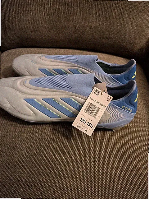 ADIDAS COPA PURE 3 ELITE LACELESS FG CLEATS MENS SIZES IH0075 BLUE/LEMON