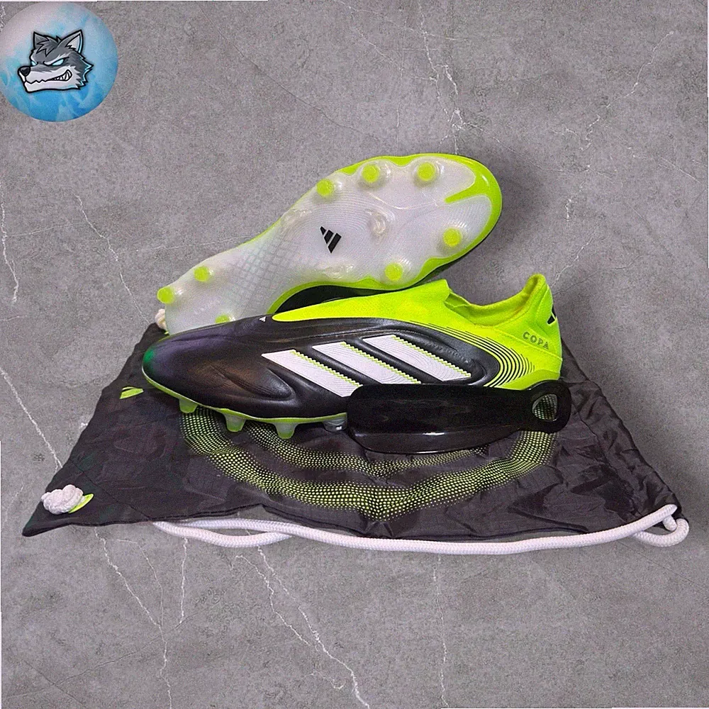 Adidas Copa Pure 3 Elite Laceless LL FG Mens Size 13.5 Cleats Black JH6302