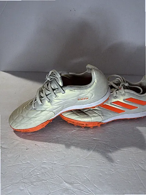 Adidas Copa Pure.3 Turf Ground Off White Orange Sz 6.5 Soccer Cleats