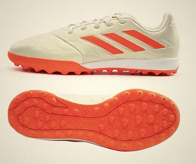 Adidas Copa Pure.3 Turf Soccer Cleats Orange Off White GY9053 M 7.5 /W 8.5 New