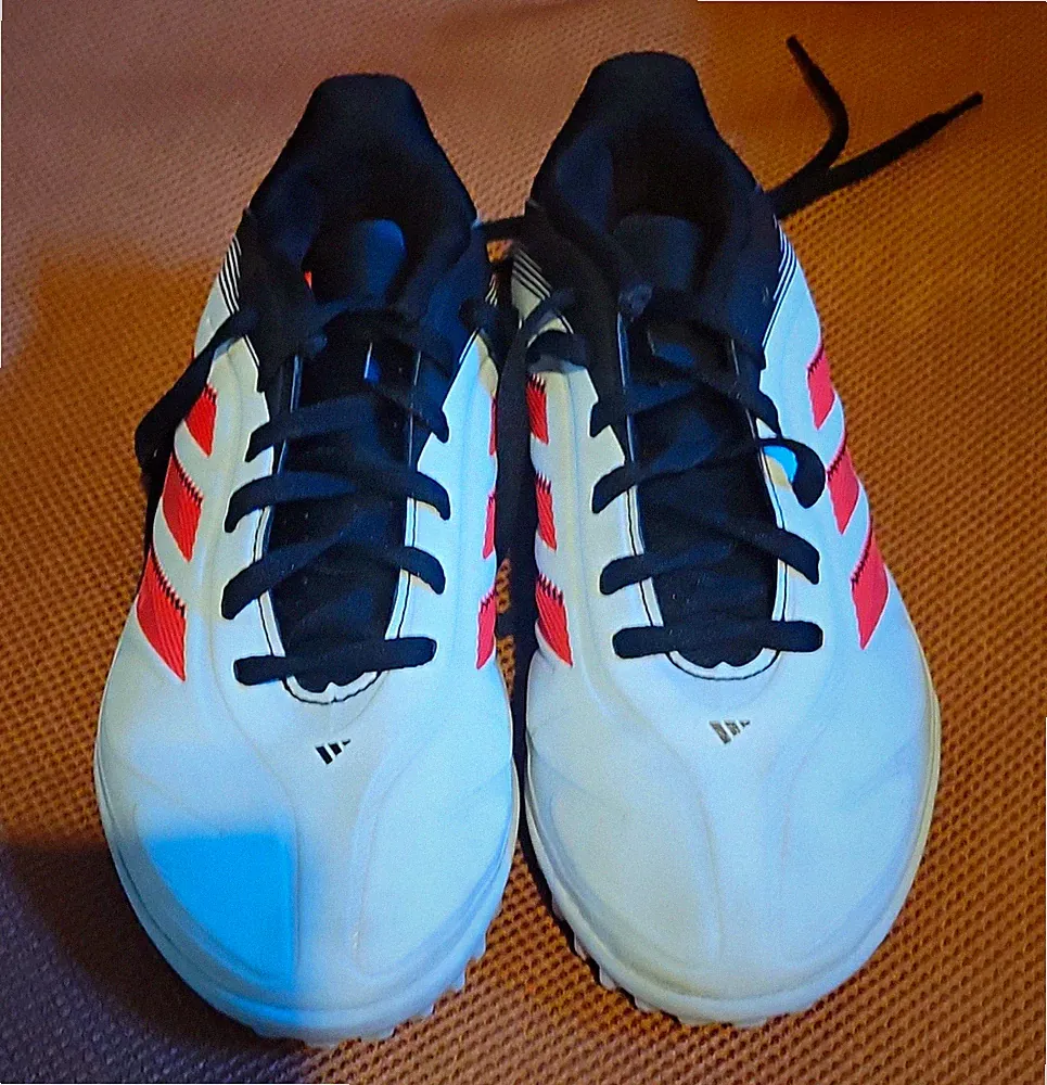 Adidas Copa Pure 3 Turf Soccer Shoes Cleats Turf White/Red/Black US Size 2