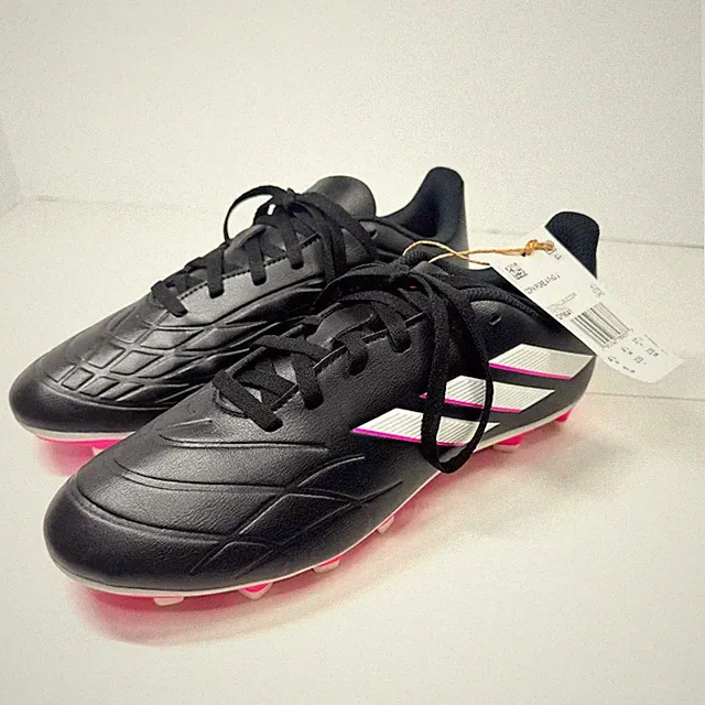 Adidas Copa Pure.4 FxG J Soccer Cleats Youth Size 5 Black Pink GY9041