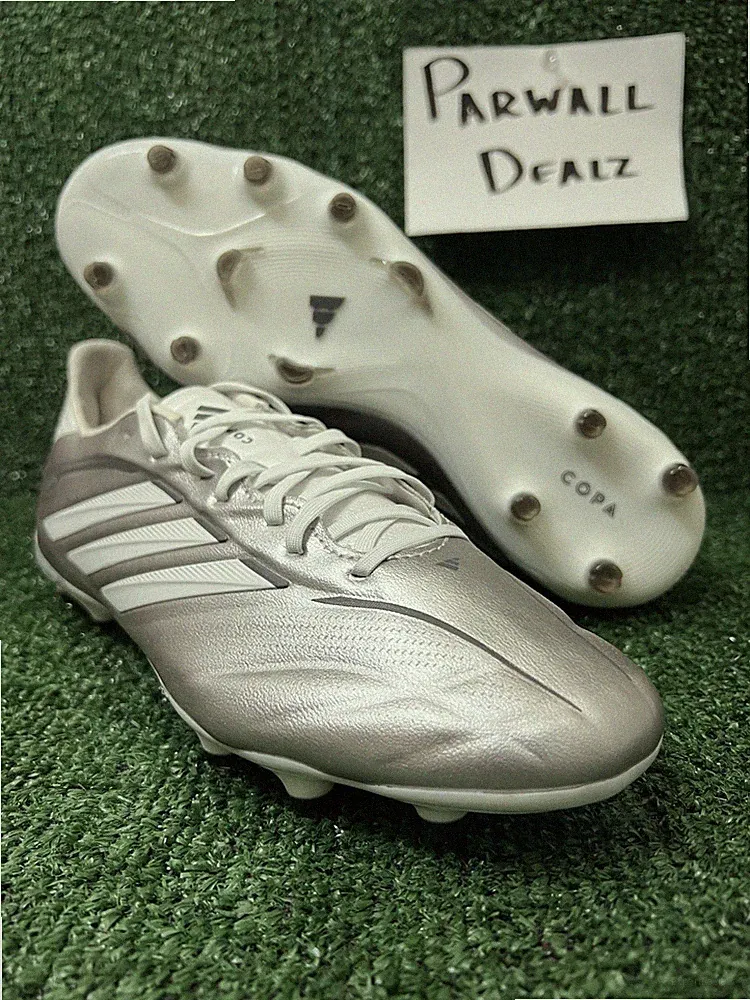 Adidas Copa Pure 4 Pro Firm Ground FG Soccer Cleats Silver White Men’s 9 JQ0423