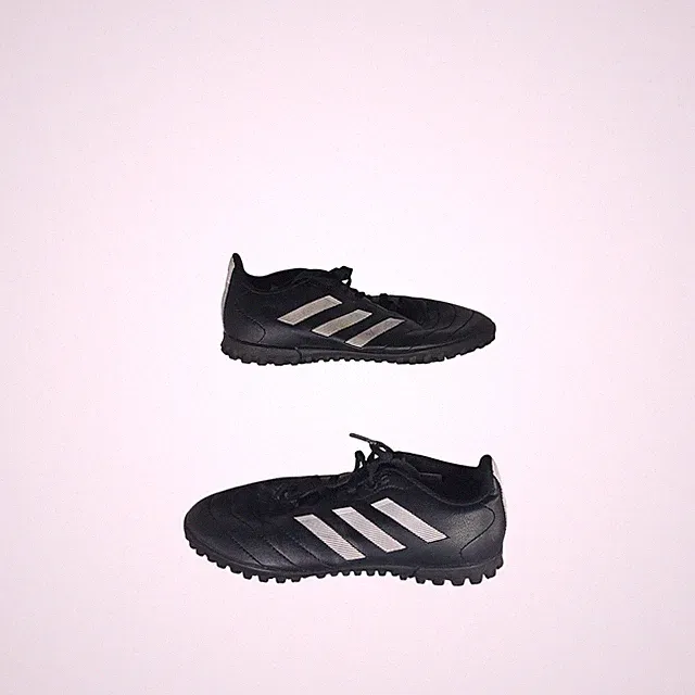 Adidas Copa Pure.4 TF Soccer Cleats 3Y Black White Athletic Turf Shoes GY5769