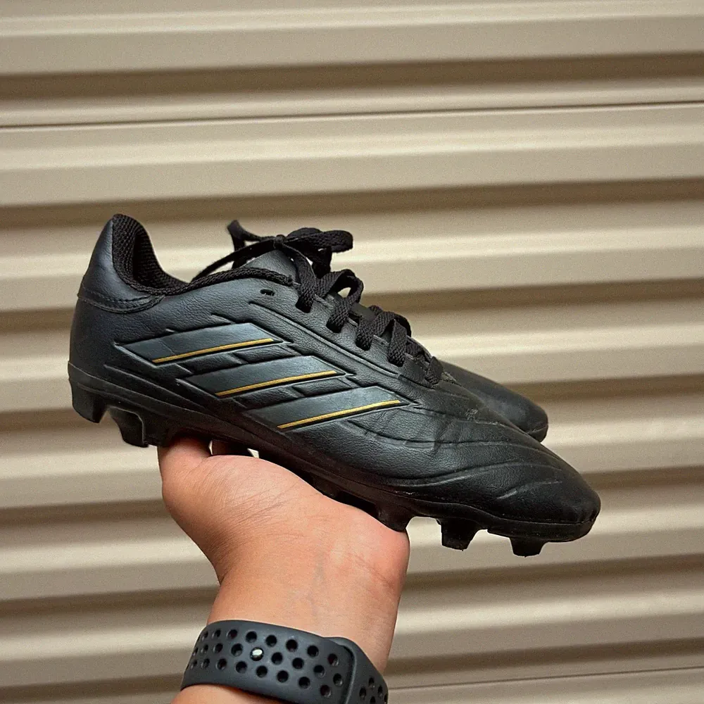 Adidas Copa Pure Firm Ground Soccer Cleats Black Gold