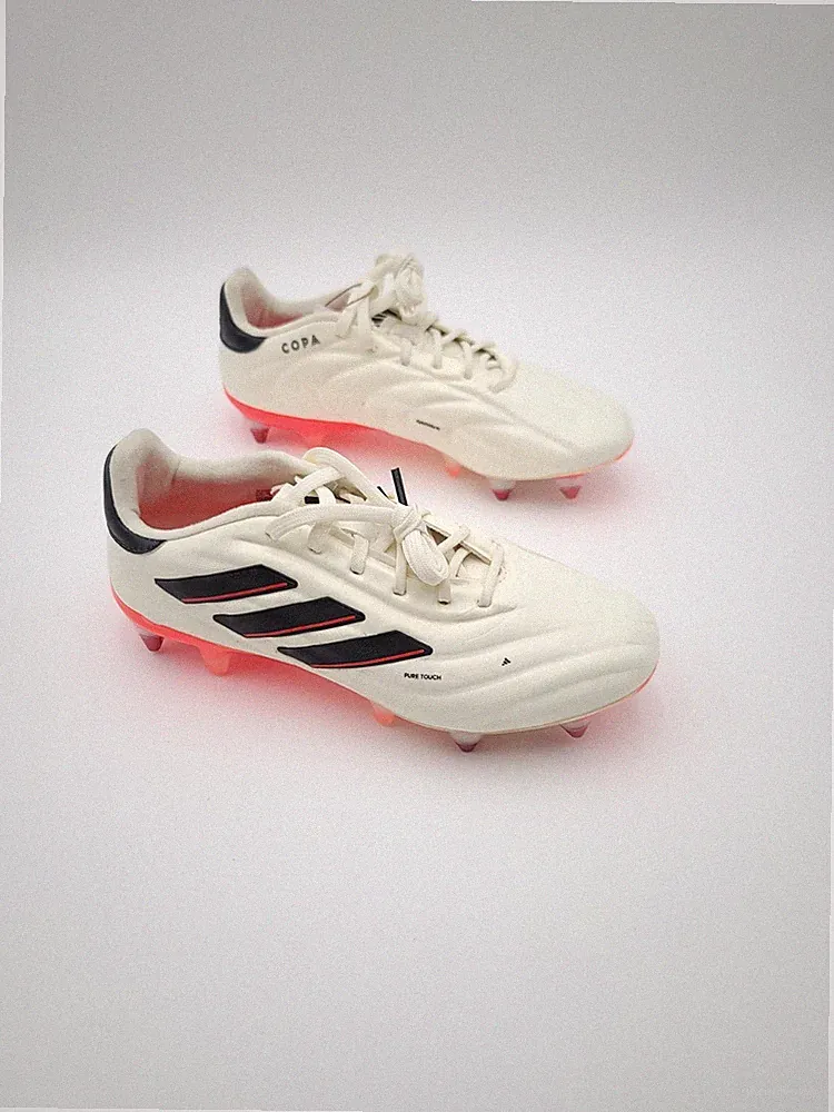 Adidas Copa Pure II Elite SG Ivory Black Soccer Cleats Men's Size 5.5