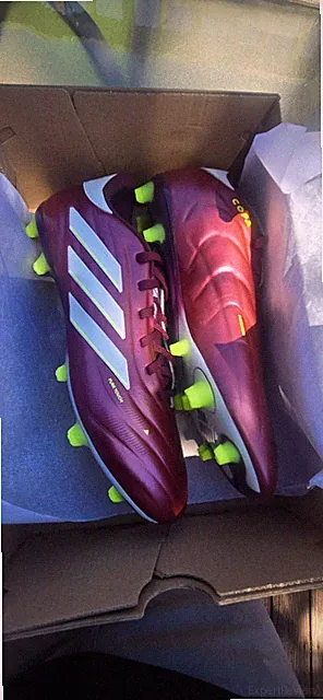 Adidas Copa Pure II Pro Firm Ground Cleats Size 9 Burgundy IE7490