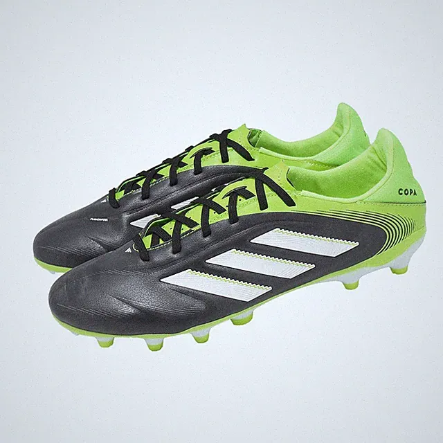 adidas Copa Pure III 3 League FG/MG Black Lucid Lemon Men Soccer Cleats JH6298