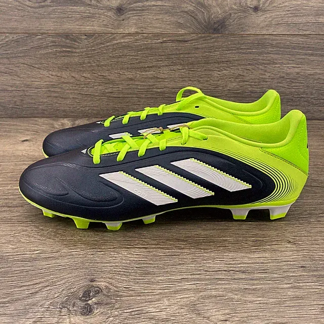 Adidas Copa Pure III Club Mens Soccer Cleats Black Lime Green JR2896 Size 10.5