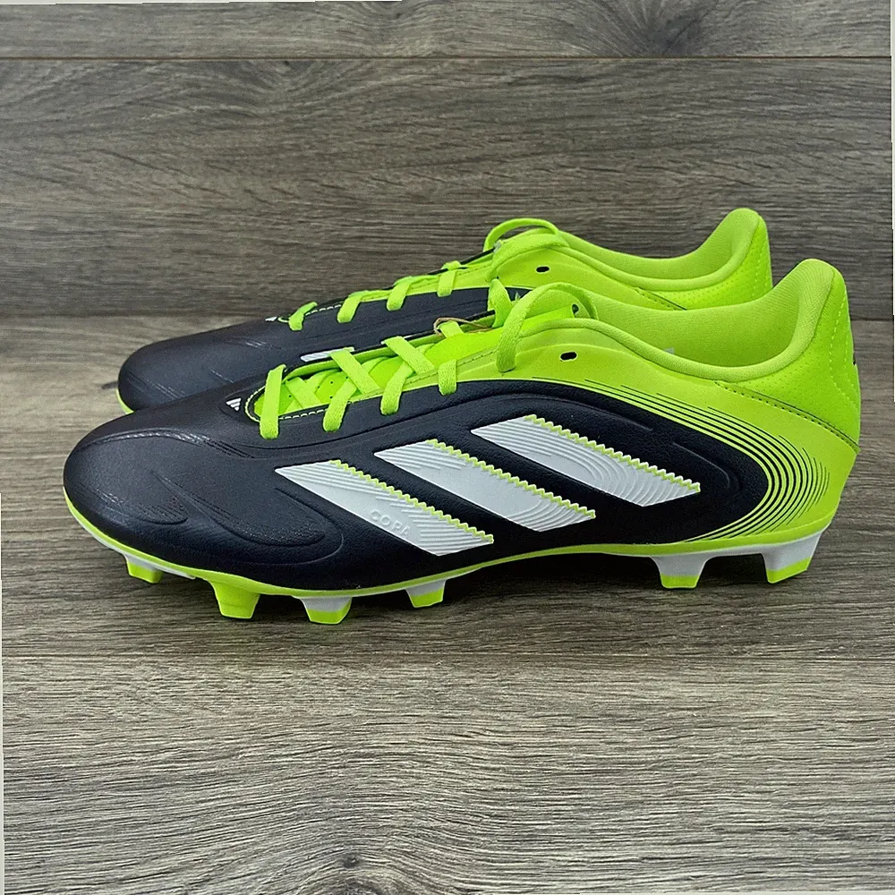 Adidas Copa Pure III Club Mens Soccer Cleats Black Neon Green JR2896 Size 9 NEW