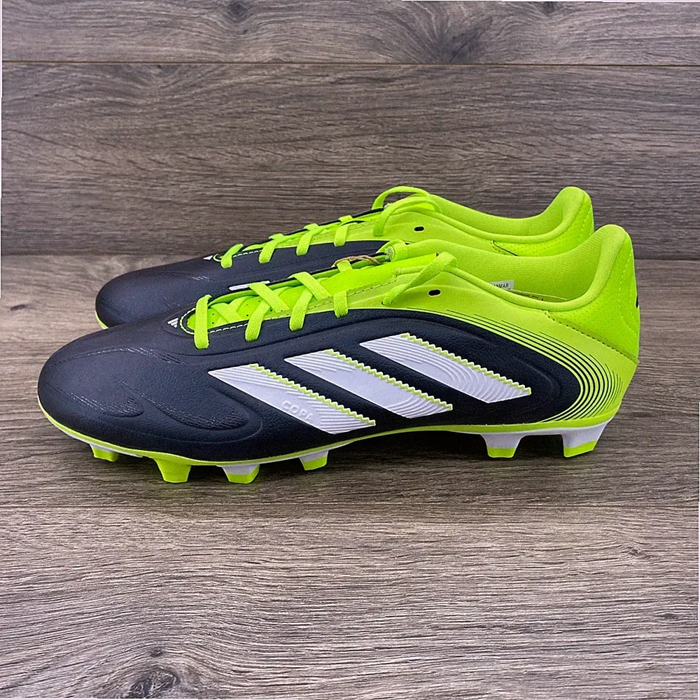 Adidas Copa Pure III Club Mens Soccer Cleats Navy Neon Green IE7495 Size 8.5