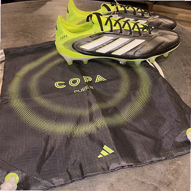 Adidas Copa Pure III Elite FG Black Volt Cleats JH6304 Men 9 Wmn 10 + BAG $250