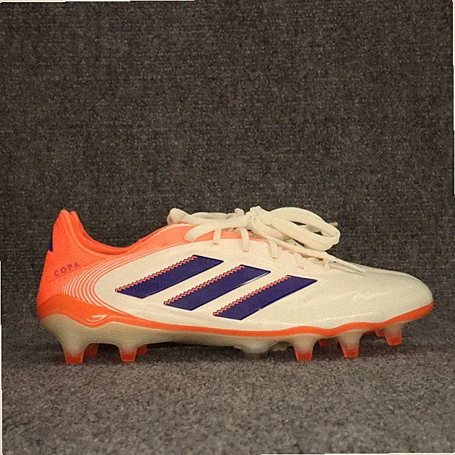 Adidas Copa Pure III Elite FG Shoes Mens Size 6.5 White Orange Soccer Cleats
