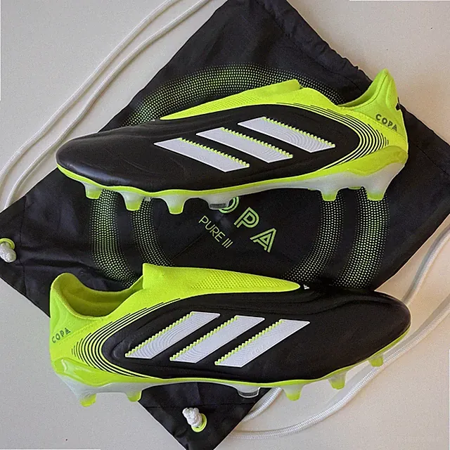 adidas Copa Pure III Elite FG Soccer Cleats JH6302 Men’s Size 13.5 Lucid Lemon