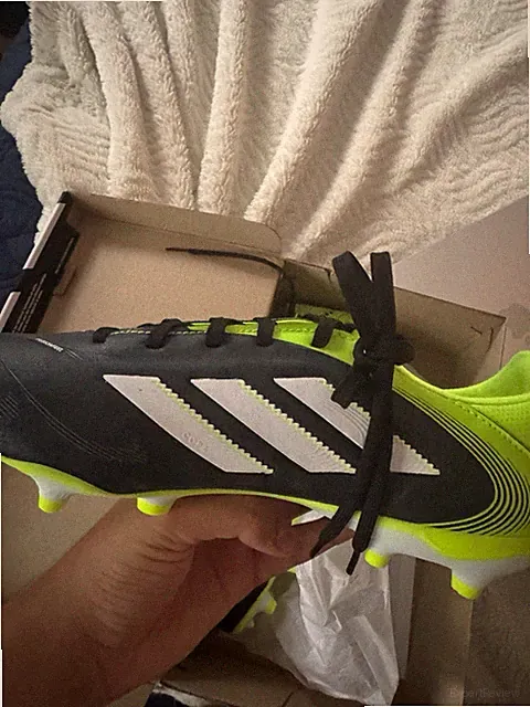 adidas Copa Pure III League FG/MG Soccer Cleats - Black Green