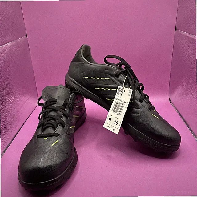 Adidas Copa Pure III League Turf Soccer Cleats Mens 9 Womens 10 Black JR2855 NEW