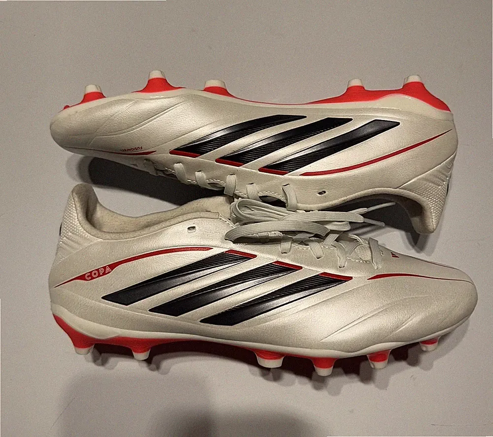 adidas Copa Pure IV League Firm Ground Soccer Cleats Mens White Sneakers Sz 8